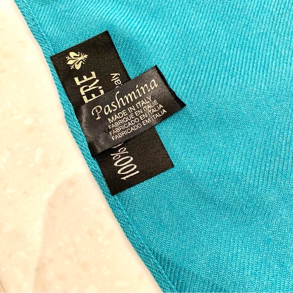 Pashmina Cashmere scarf/wrap w vacay resort vibe - Picture 11 of 11